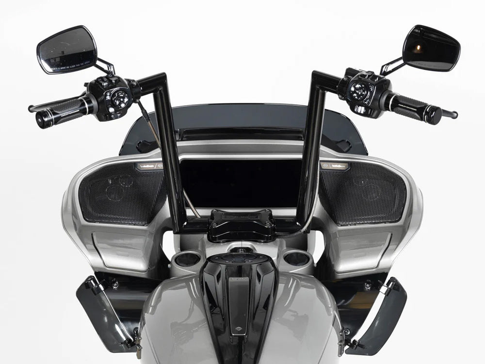 Factory 47 Cycles F47-HB1855012B 12" x 1-1/2" Throttle Series Handlebar Gloss Black for Harley-Davidson CVO Road Glide 23-Up/Road Glide 24-Up