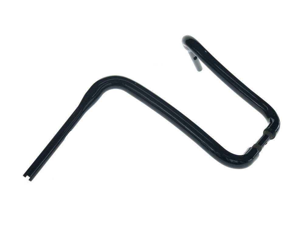 Factory 47 Cycles F47-HB3005016B 16" x 1-1/2" Vicla Handlebar Gloss Black