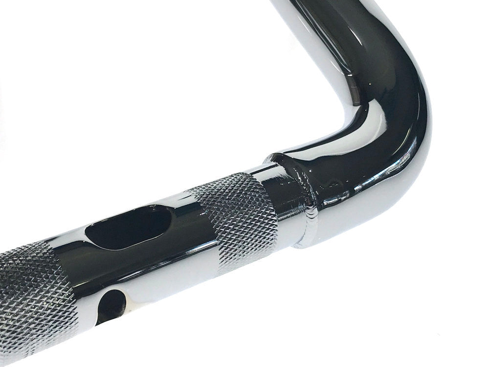 Factory 47 Cycles F47-HB3105014C 14" x 1-1/2" Legacy Rivera Handlebar Chrome for Road Glide 15-23