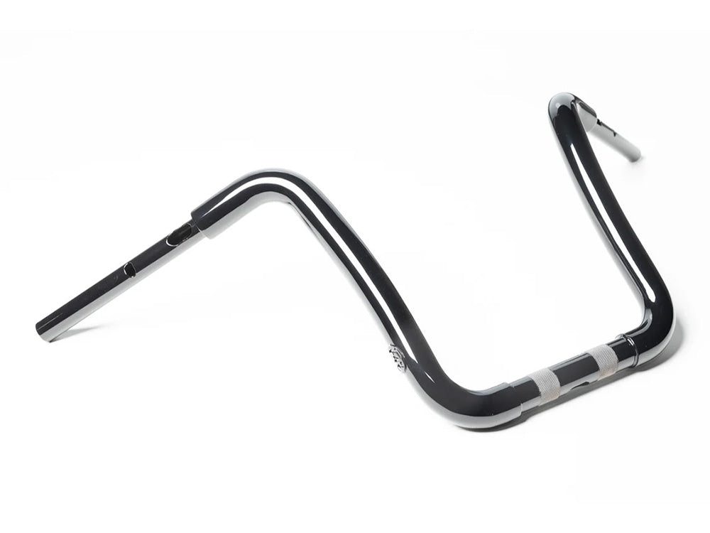 Factory 47 Cycles F47-HB3305012B 12" x 1-1/2" Drifter Series Handlebar Gloss Black for Harley-Davidson CVO Road Glide 23-Up/Road Glide 24-Up