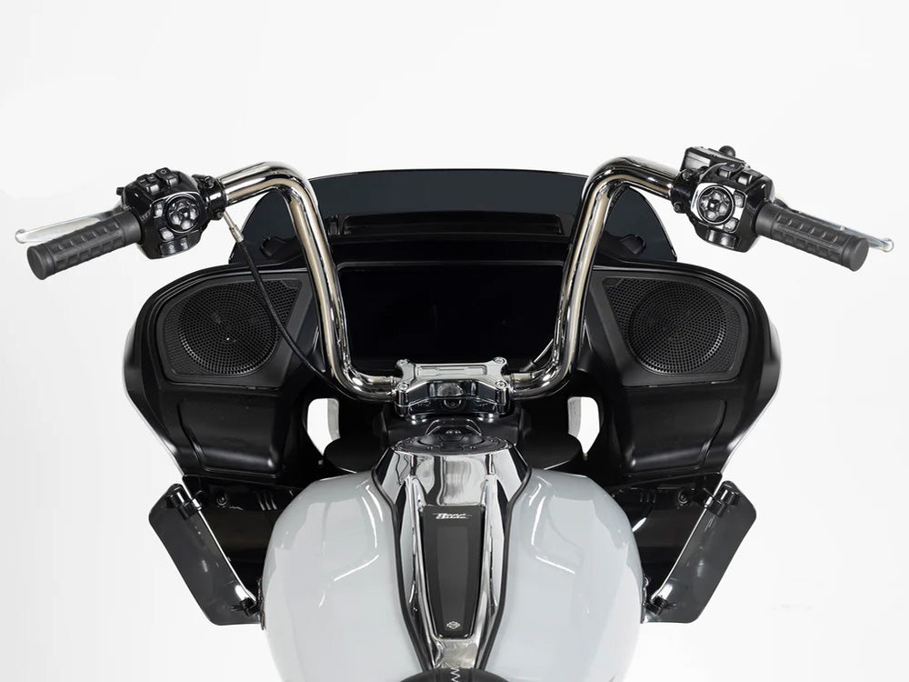 Factory 47 Cycles F47-HB3305012C 12" x 1-1/2" Drifter Series Handlebar Chrome for Harley-Davidson CVO Road Glide 23-Up/Road Glide 24-Up