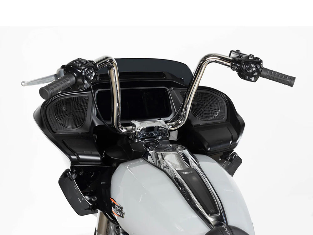 Factory 47 Cycles F47-HB3305012C 12" x 1-1/2" Drifter Series Handlebar Chrome for Harley-Davidson CVO Road Glide 23-Up/Road Glide 24-Up