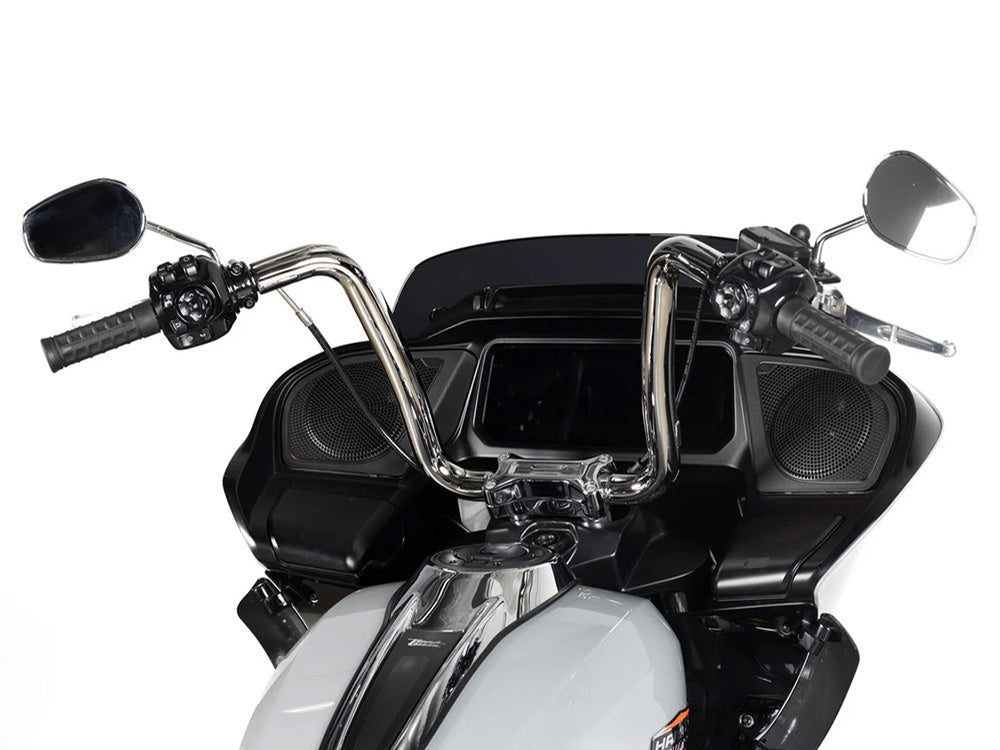 Factory 47 Cycles F47-HB3305012C 12" x 1-1/2" Drifter Series Handlebar Chrome for Harley-Davidson CVO Road Glide 23-Up/Road Glide 24-Up