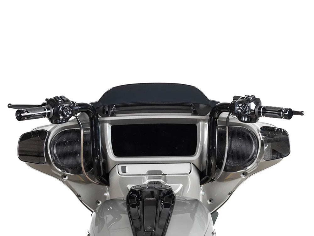 Factory 47 Cycles F47-HB3405012B 12" x 1-1/2" Eagle Series Handlebar Gloss Black for Harley-Davidson CVO Street Glide 23-Up/Street Glide 24-Up