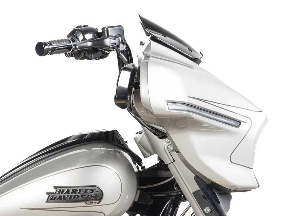 Factory 47 Cycles F47-HB3405012B 12" x 1-1/2" Eagle Series Handlebar Gloss Black for Harley-Davidson CVO Street Glide 23-Up/Street Glide 24-Up