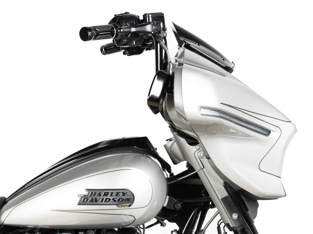 Factory 47 Cycles F47-HB3405014B 14" x 1-1/2" Eagle Series Handlebar Gloss Black for Harley-Davidson CVO Street Glide 23-Up/Street Glide 24-Up