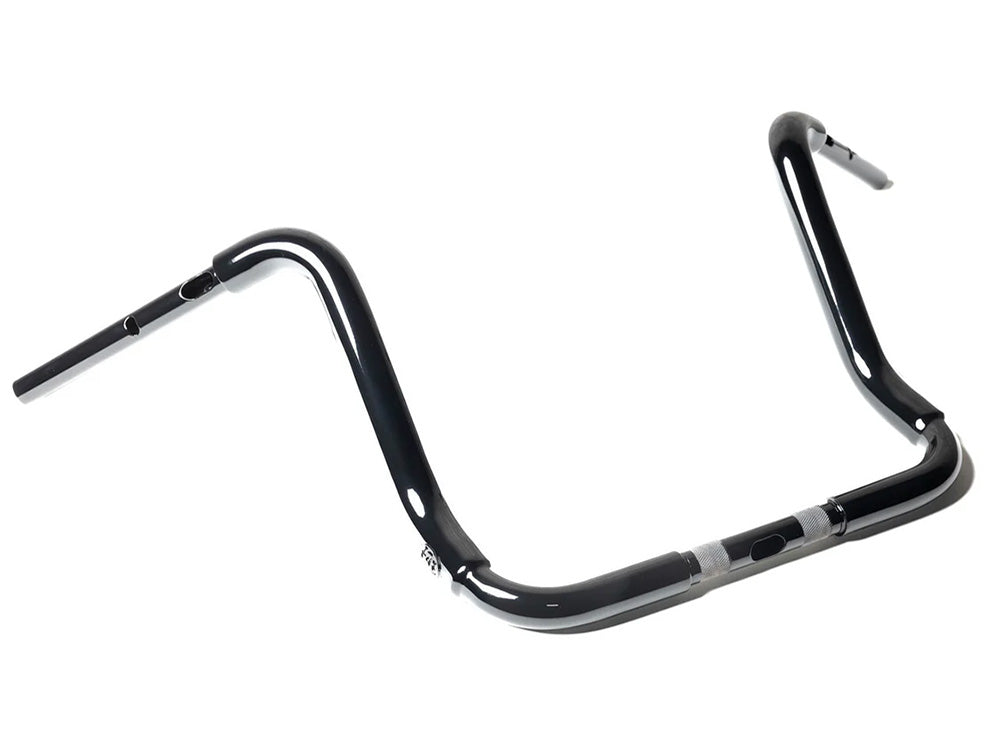 Factory 47 Cycles F47-HB3405014B 14" x 1-1/2" Eagle Series Handlebar Gloss Black for Harley-Davidson CVO Street Glide 23-Up/Street Glide 24-Up