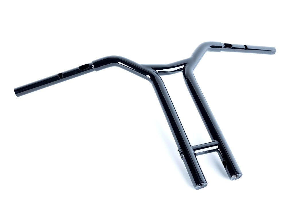 Factory 47 Cycles F47-HB5302516B 16" x 1-1/4" Brap Straight T-Bar Handlebar Gloss Black for CVO Road Glide 23-Up/Road Glide 24-Up