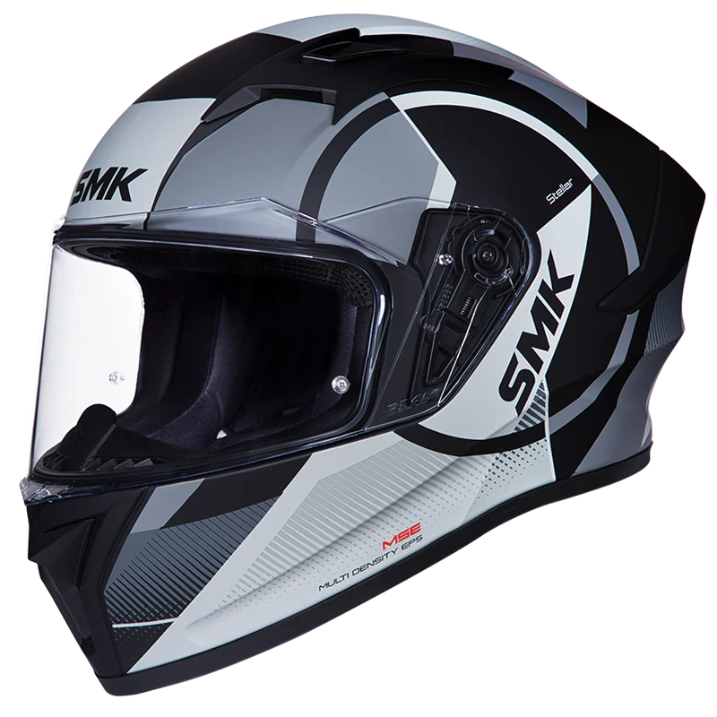 SMK Stellar Faro Matte Black/Grey MA266 Helmet