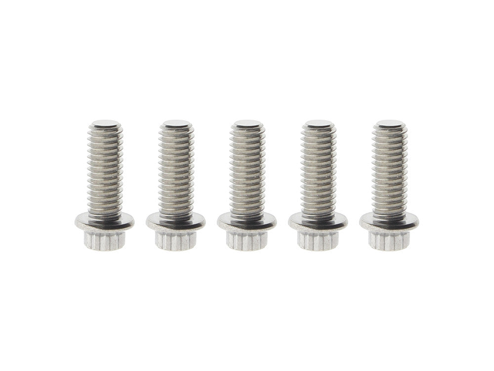 Feuling FE-ARP203 Rear Disc Bolts Stainless 12 Point ARP 3/8"-16 x 1.0" for most H-D 97-Up Models (5 Pack)