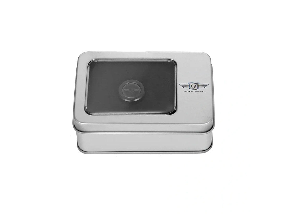 Figurati Designs FIG-FD01-HTSC-BLK Heel-Toe Shifter Cover Black w/Figurati Designs Logo for Touring 82-Up/FL Softail 86-17