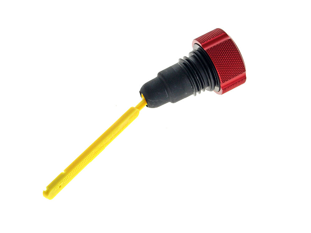 Figurati Designs FIG-FD01-MAGDSTC-KN-RED Magnetic Dipstick Red for Harley-Davidson Touring 07-16