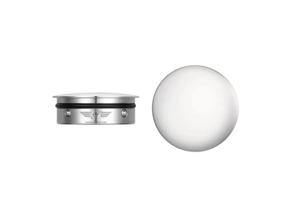 Figurati Designs FIG-FD60-SS Swingarm Pivot Bolt Covers Stainless Steel for Harley-Davidson Touring 11-Up