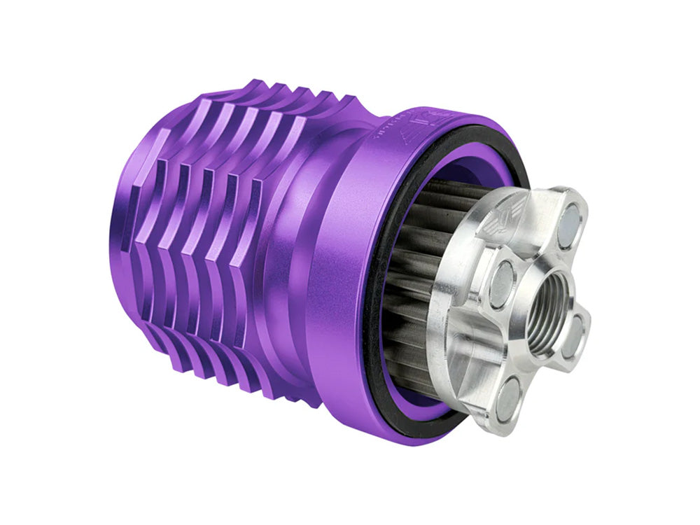 Figurati Designs FIG-FDP01-OILFIL-P Magnetic Reusable Oil Filter Purple for Harley-Davidson Milwaukee Eight 17-Up/Twin Cam 99-17/Evolution 84-99/Sportster 84-21