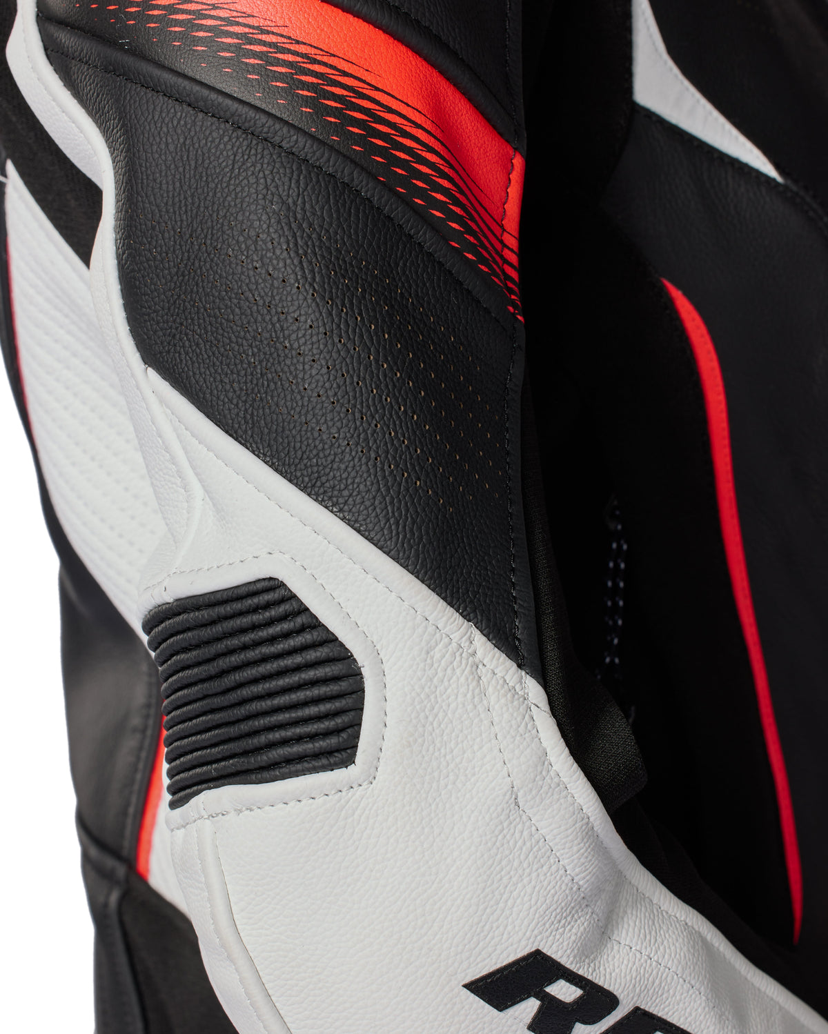 REV'IT! Xena 4 White/Neon Red Womens Leather Jacket