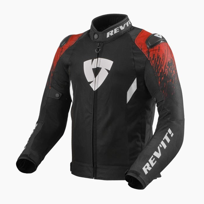 REV'IT! Quantum 2 Air Black/Red Textile Jacket