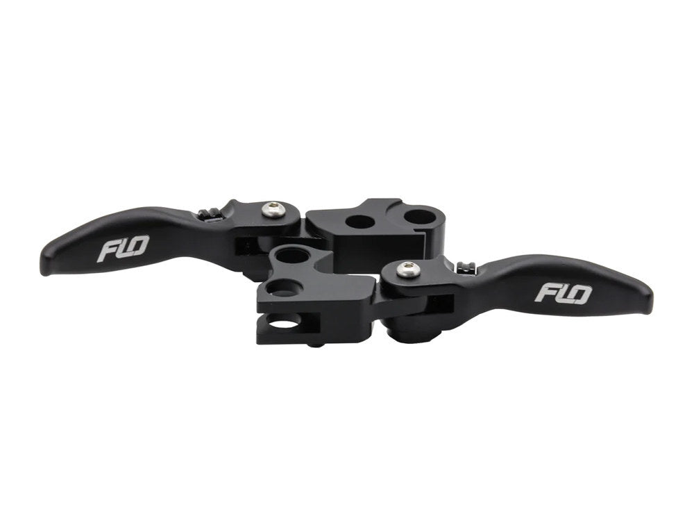 Flo Motorsports FLO-HD-807-SHORT Short MX Levers Black for Softail 96-14/Dyna 96-17/Touring 96-07/Sportster 96-03