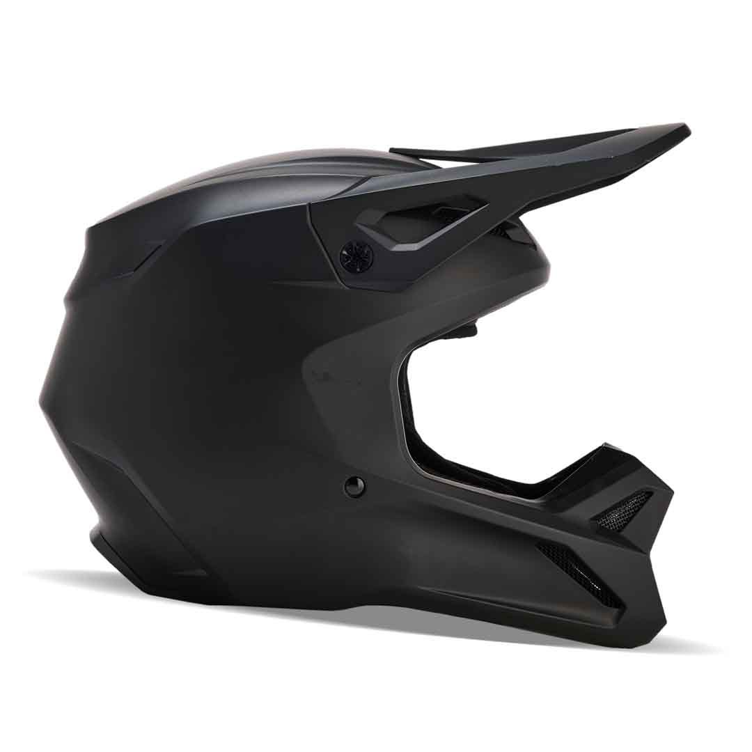 Fox V1 Solid Matte Black Youth Helmet