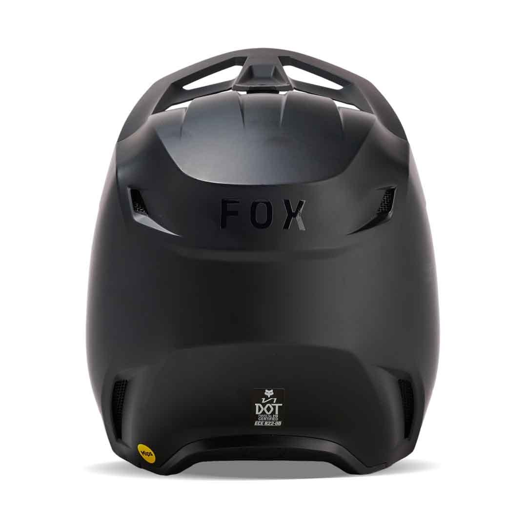Fox V1 Solid Matte Black Youth Helmet