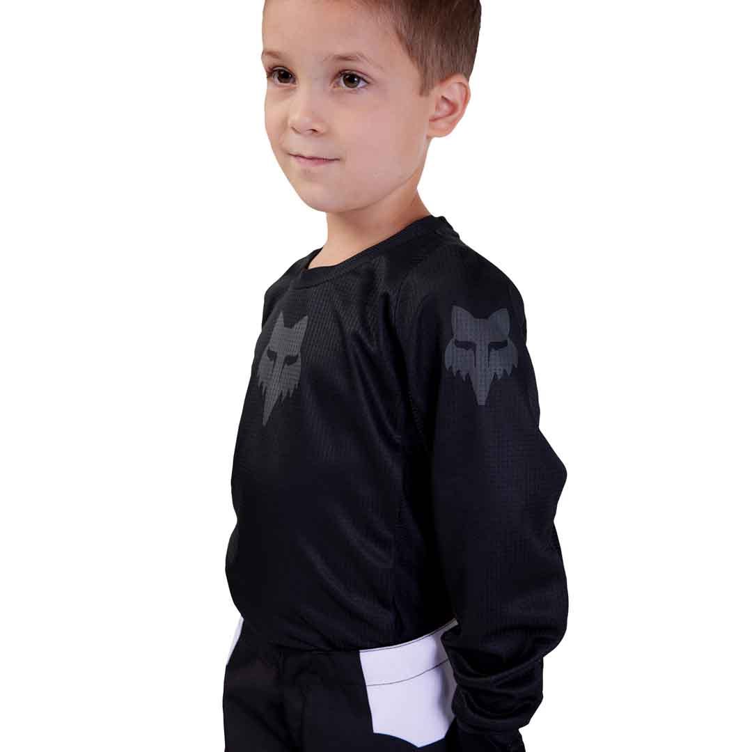 Fox 180 Blackout Black/Black Kids Jersey