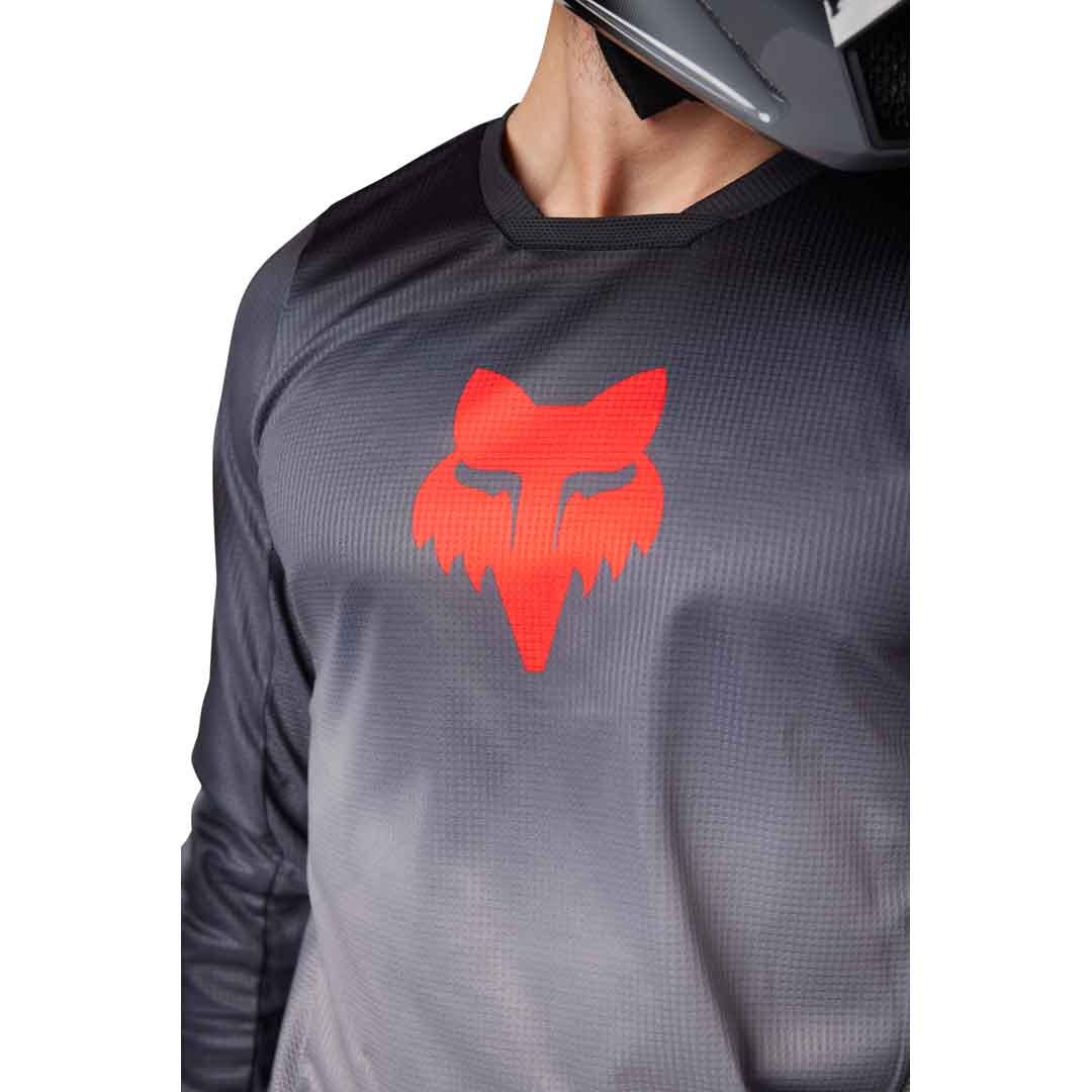 Fox 180 Interfere Grey/Red Jersey