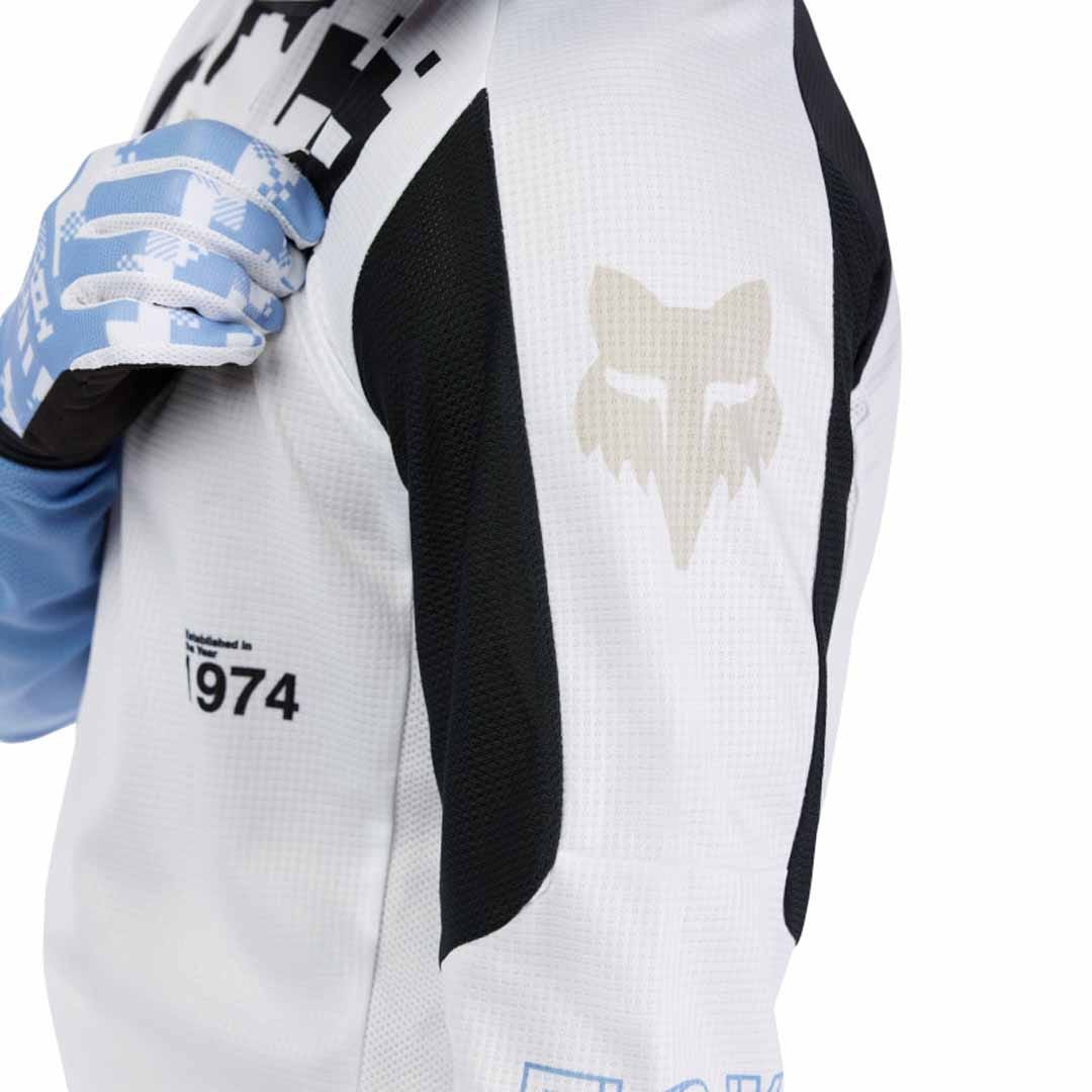 Fox 180 Digi Image White Jersey