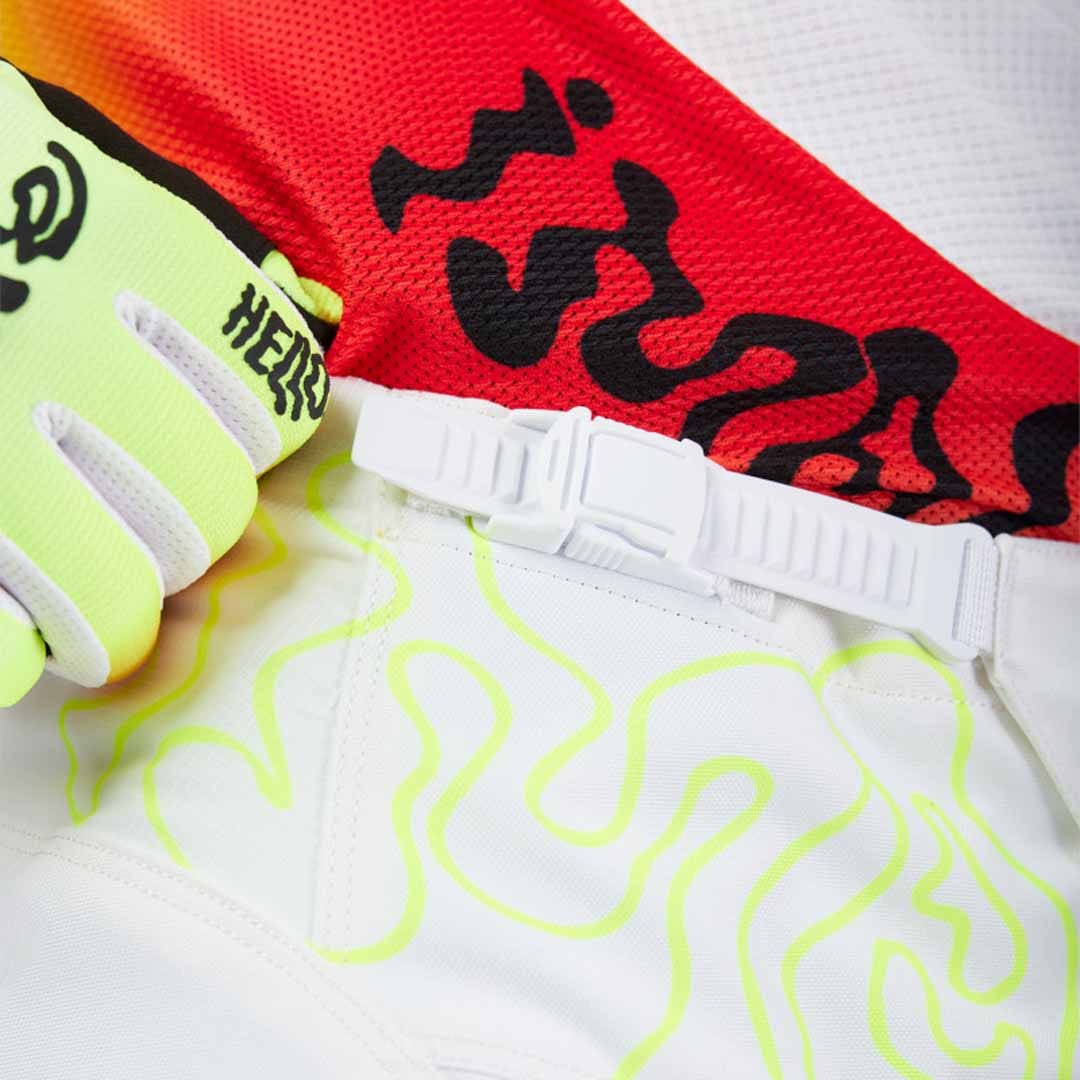Fox 180 Hello Future Special Edition White Pants