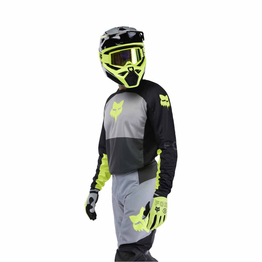 Fox 180 Flow Black/Yellow Jersey