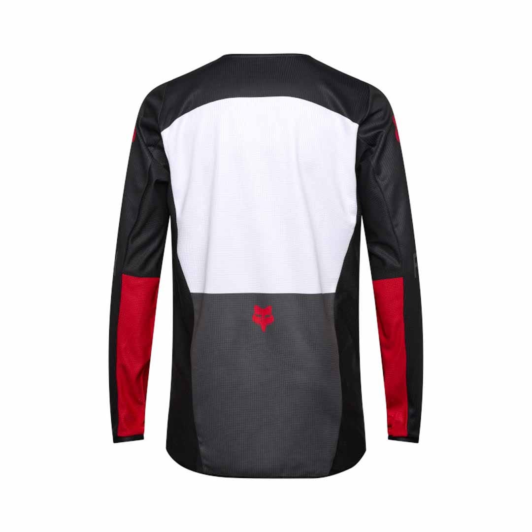 Fox 180 Flow White/Red Jersey