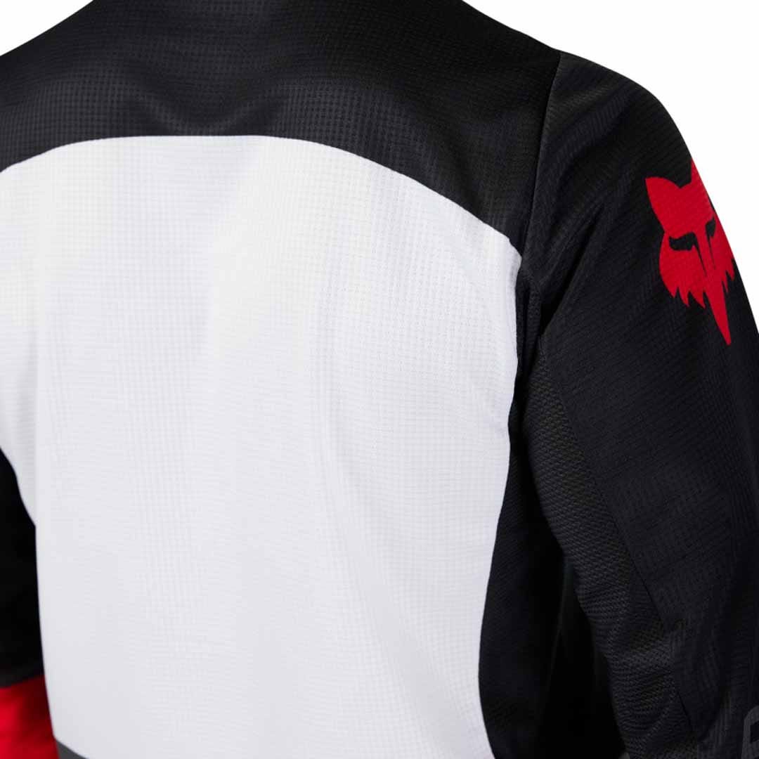 Fox 180 Flow White/Red Jersey