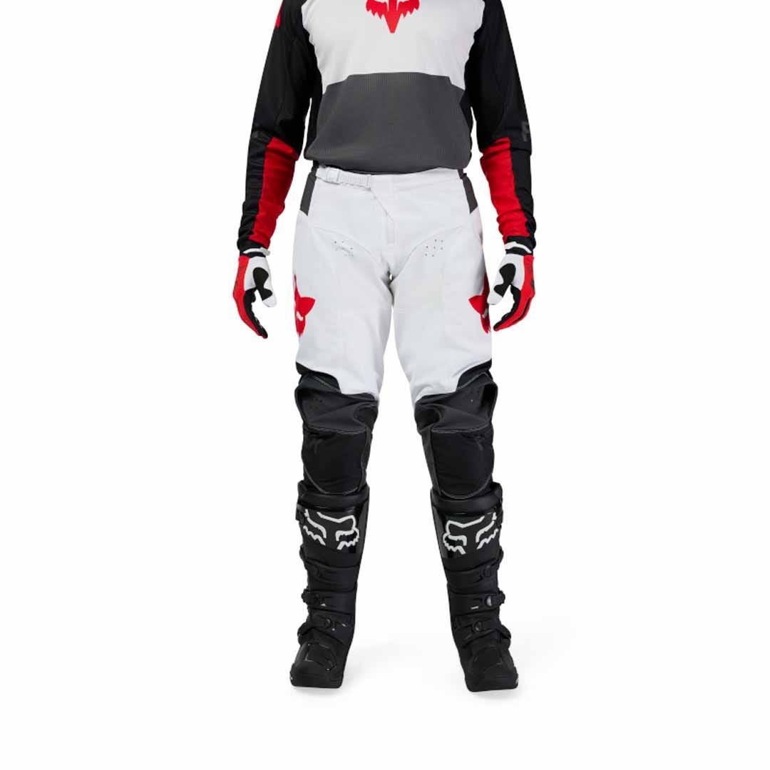 Fox 180 Flow White/Red Pants