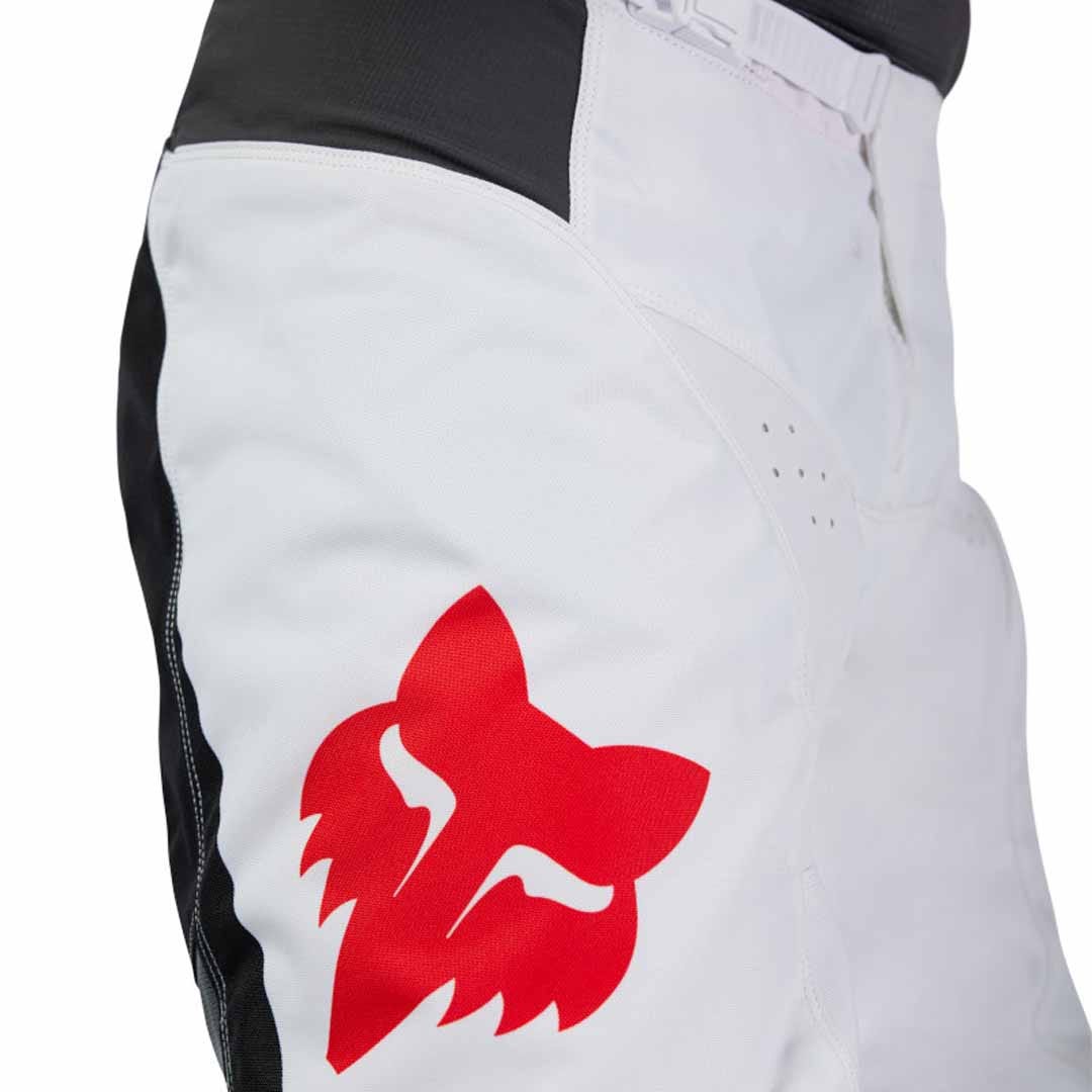 Fox 180 Flow White/Red Pants
