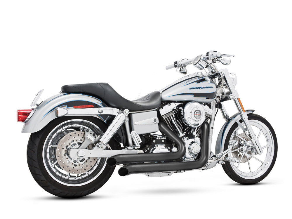 Freedom Performance FPE-HD00047 Declaration Turnouts Exhaust Black for Dyna 06-17
