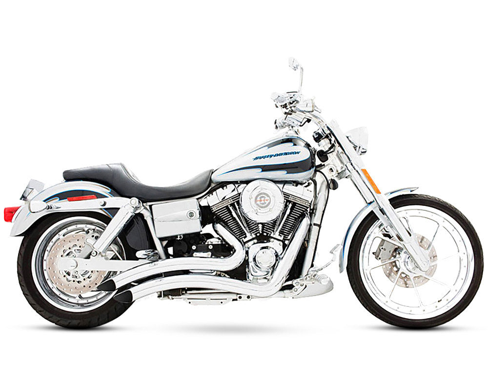 Freedom Performance FPE-HD00258 Sharp Curve Radius Exhaust Chrome for Dyna 91-05