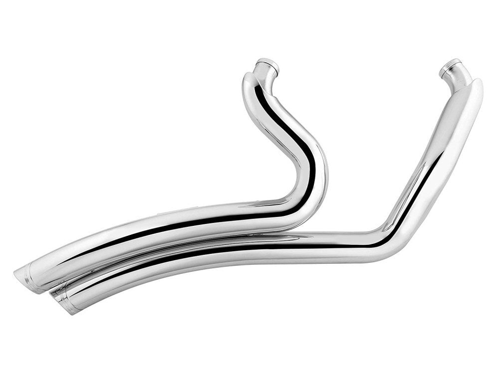 Freedom Performance FPE-HD00647 Sharp Curve Radius Exhaust Chrome w/Chrome End Caps for Touring 17-Up