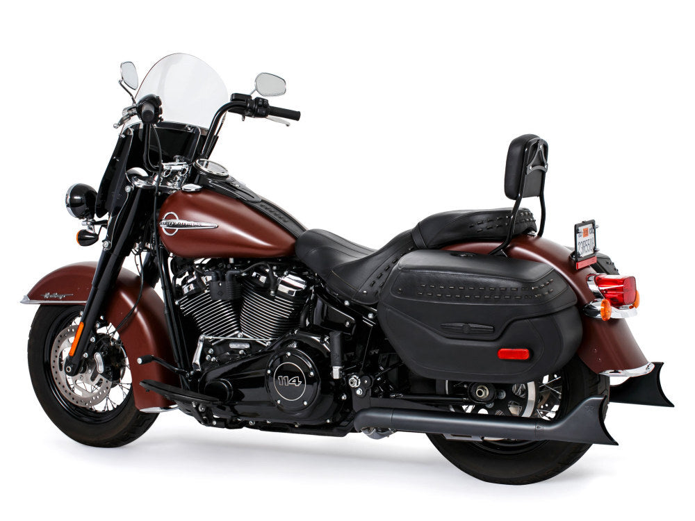 Freedom Performance FPE-HD00768 True Dual 33" SharkTail Exhaust Black for Softail 18-Up
