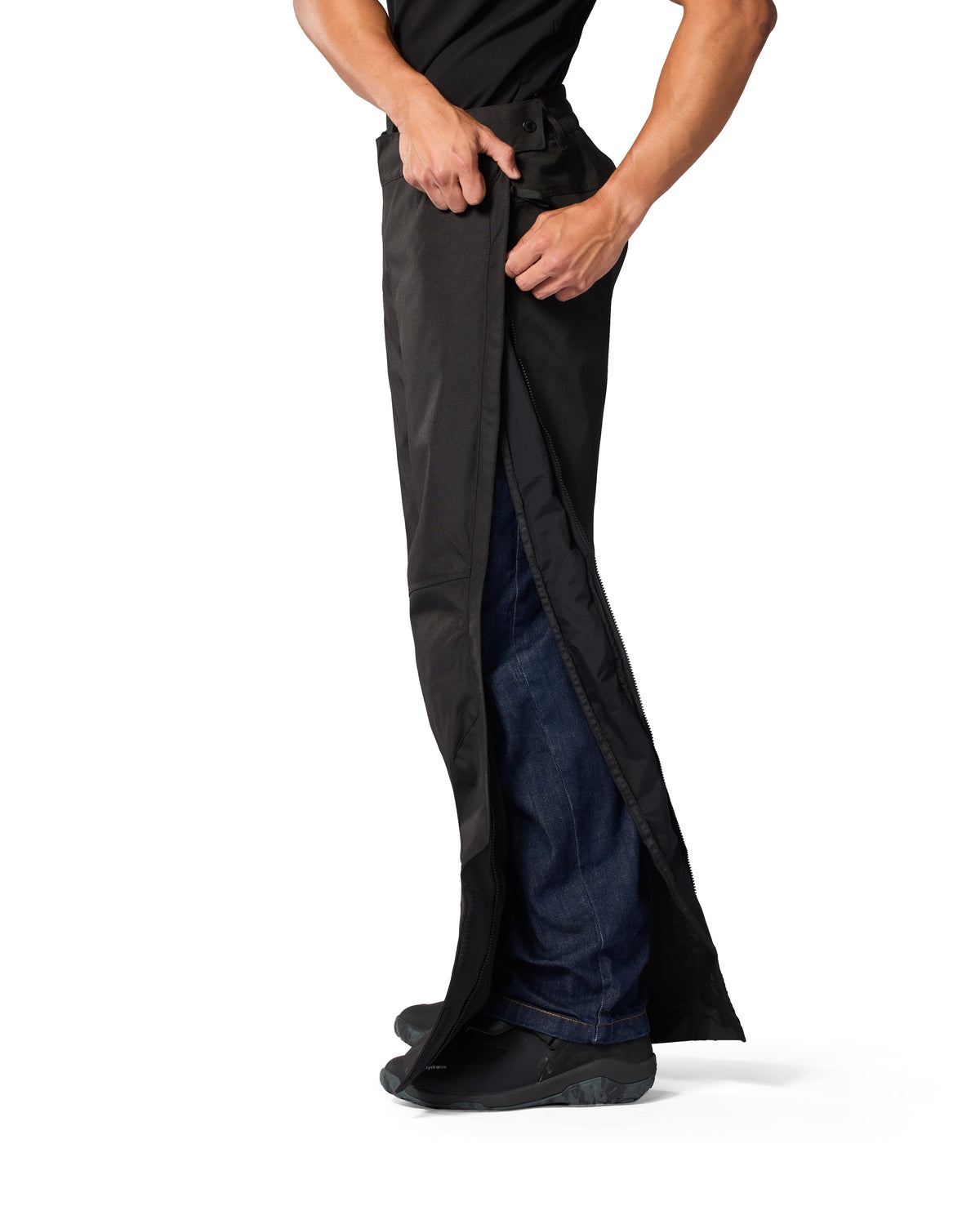 REV'IT! Axis 3 H2O Black Standard Leg Pants