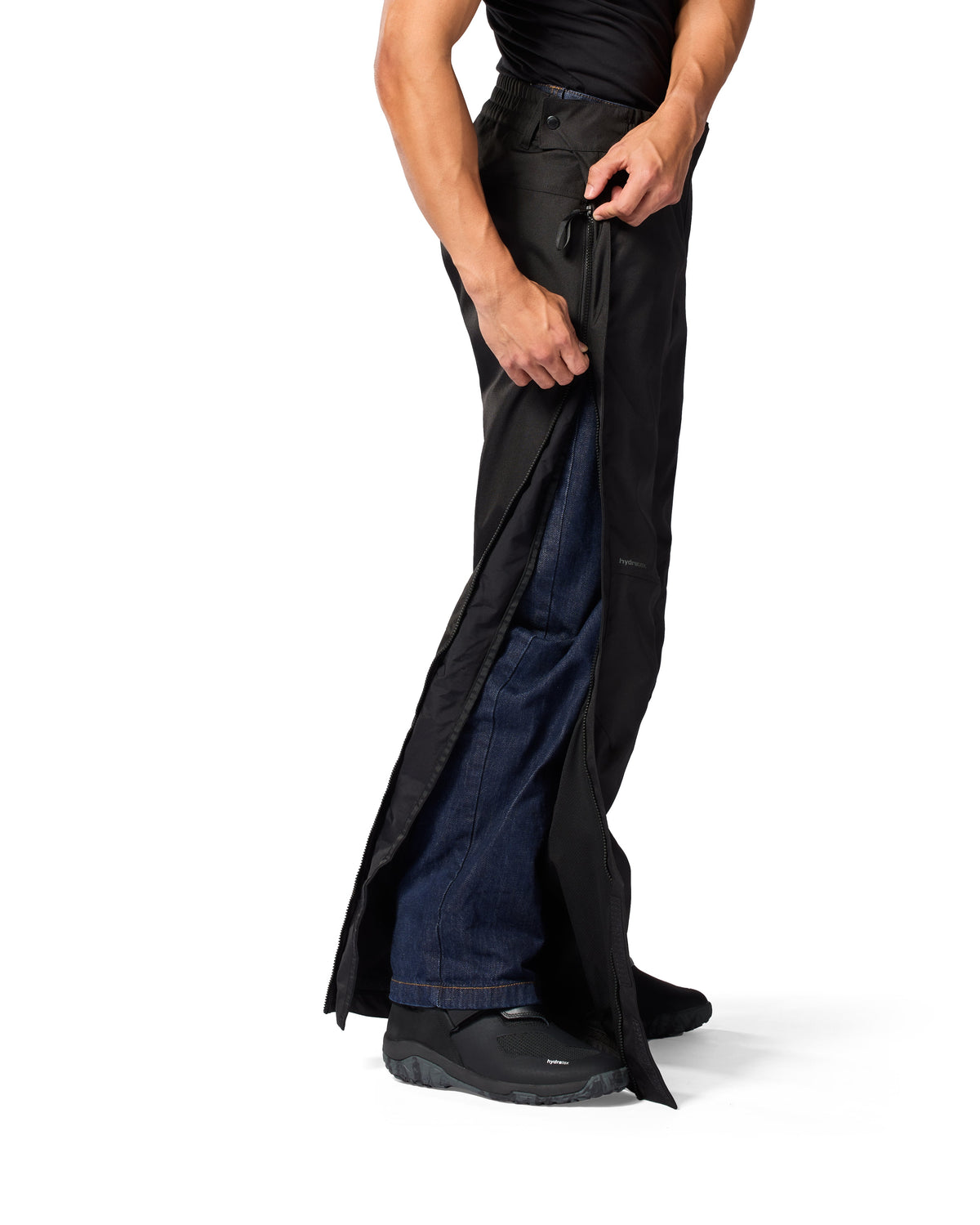 REV'IT! Axis 3 H2O Black Standard Leg Pants