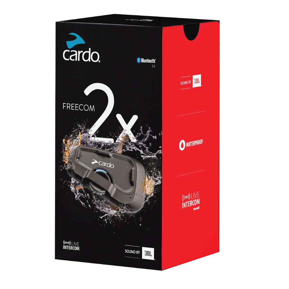 Cardo Freecom 2x Single Bluetooth Communication System