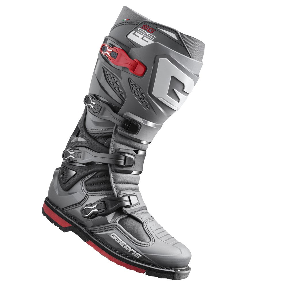 Gaerne SG-22 Anthracite/Black/Red Boots