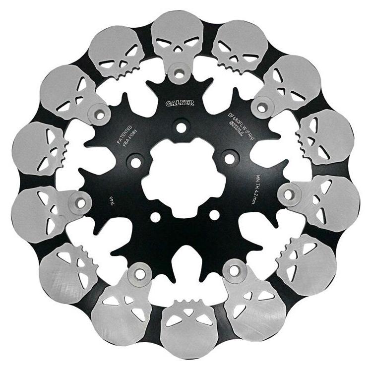 Galfer USA GAL-DF680FRH 11.5" Front Skull Floating Disc Rotor for Big Twin/Sportster 00-14