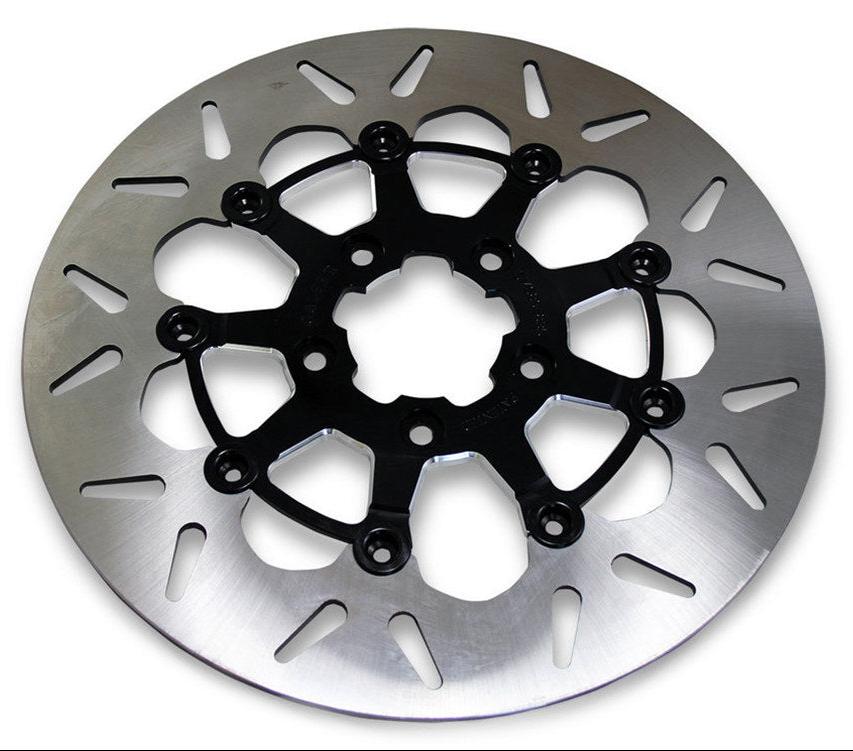 Galfer USA GAL-DF835CV-C 11.8" Front Standard Round Floating Disc Rotor Black for Dyna 06-17/Softail 15-Up/Sportster 14-21/some Touring 08-23