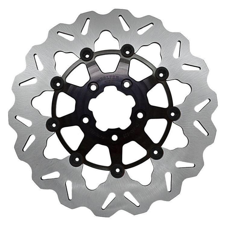Galfer USA GAL-DF835CW-B 11.8" Front Wave Floating Disc Rotor Black for Dyna 06-17/Softail 15-Up/Sportster 14-21/some Touring 08-23