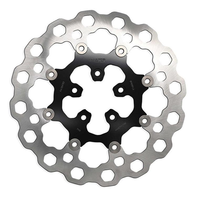 Galfer USA GAL-DF835FLQ 11.8" Front Cubiq Floating Disc Rotor Black for Dyna 06-17/Softail 15-Up/Sportster 14-21/some Touring 08-23