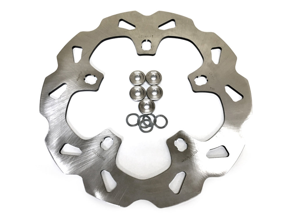 GBrakes GB-GBD9002X 11.8" Front Wave Disc Rotor Stainless Steel for Harley-Davidson Touring 14-23 w/OEM Wheel