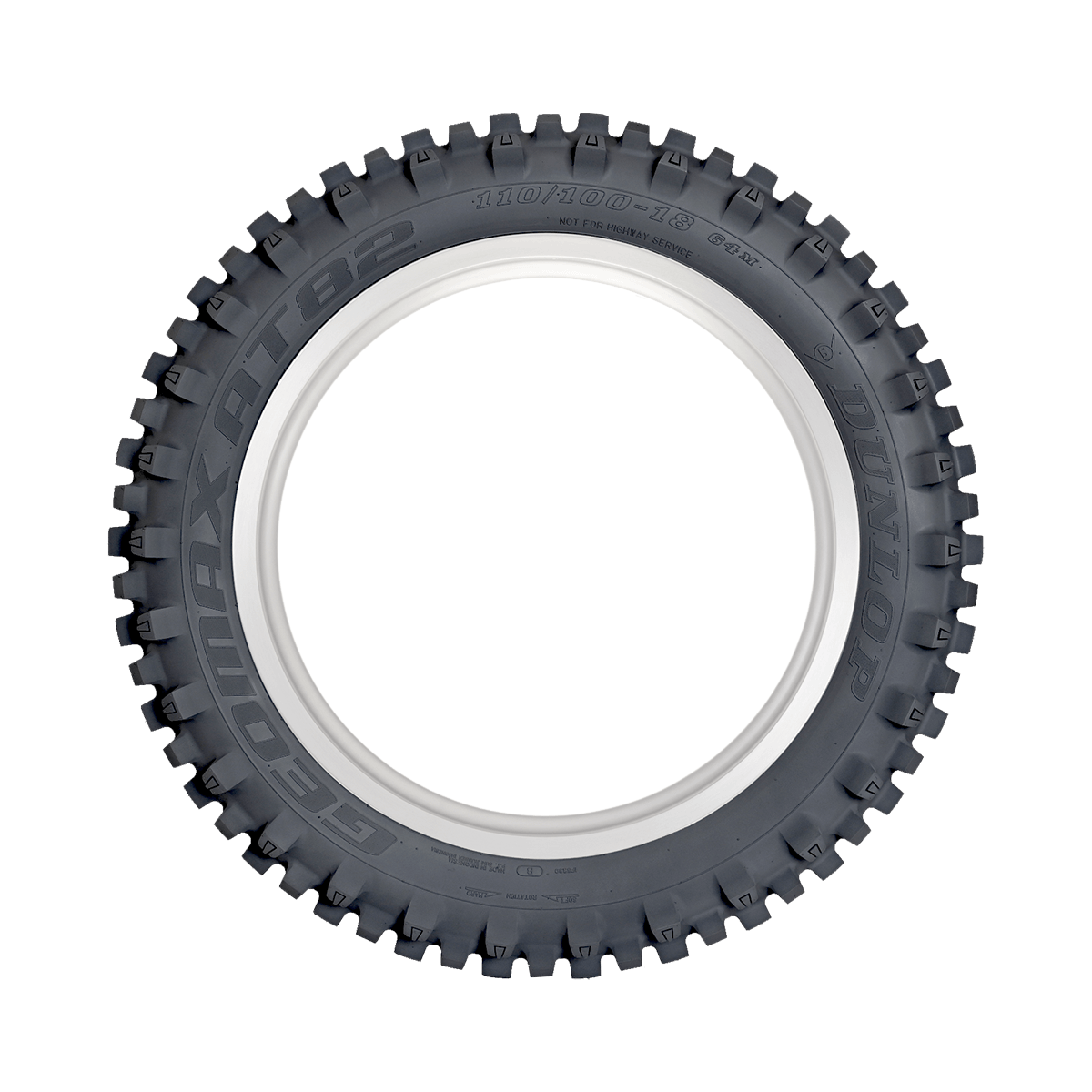 Dunlop Geomax AT82 Intermediate Rear Tyre 120/90-19 Tube Type