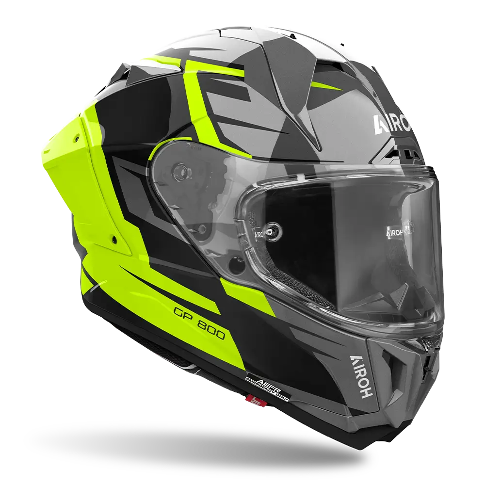 Airoh GP800 Master Gloss Yellow Helmet