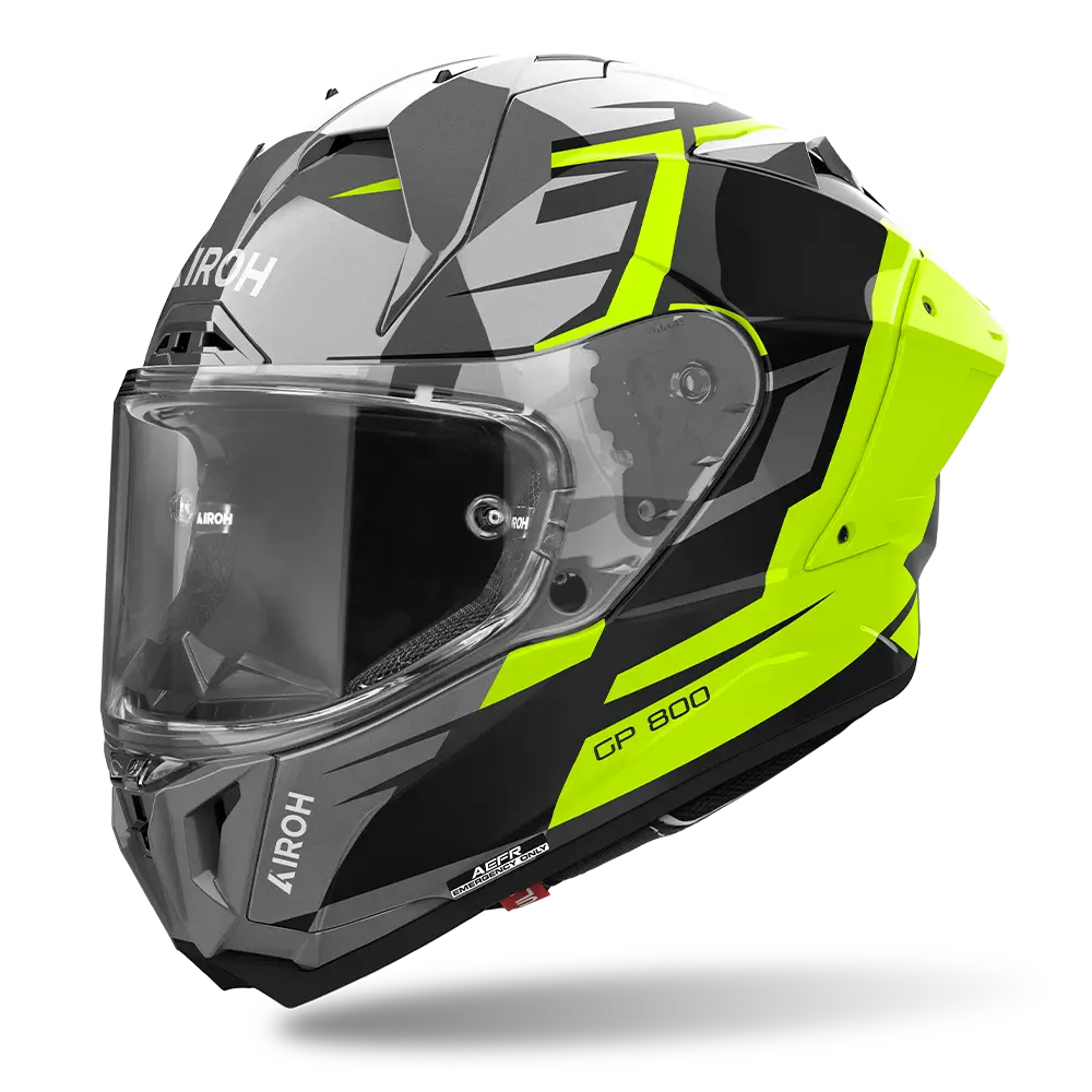 Airoh GP800 Master Gloss Yellow Helmet