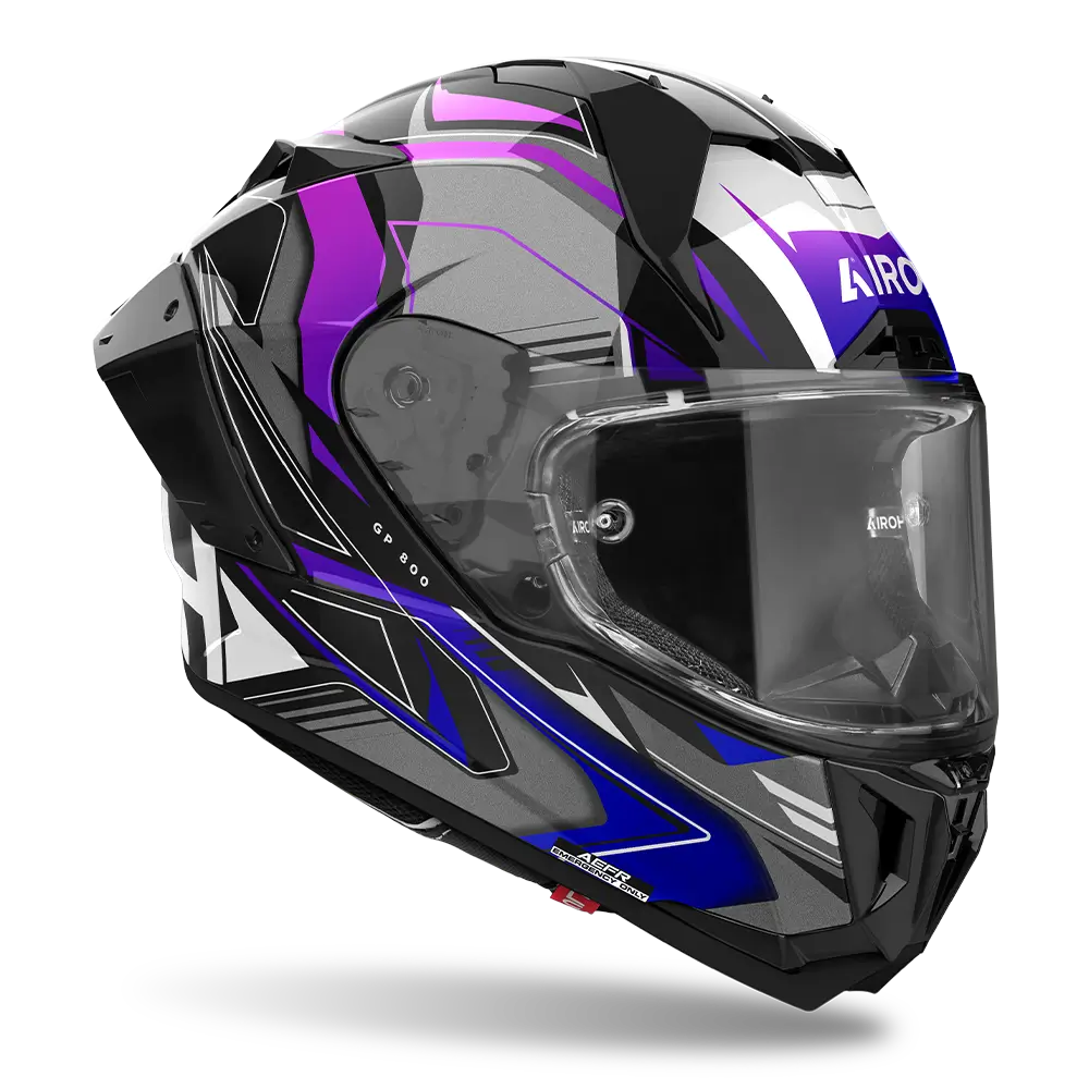 Airoh GP800 Must Gloss Blue Helmet