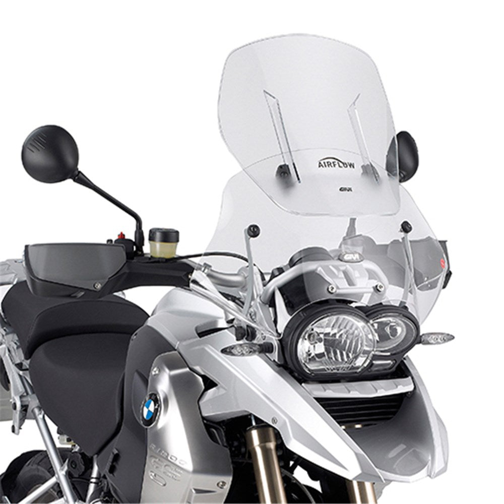 Givi GVAF330B Airflow Sliding Clear Windshield (Maximum 54 x 54cm & 12cm travel) for BMW R 1200 GS 04-12